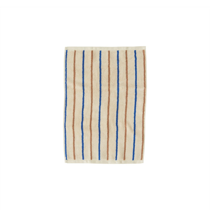 Raita Towel - 40x60 cm - Caramel / Optic Blue par OYOY Living Design - Jourès Home | Jourès