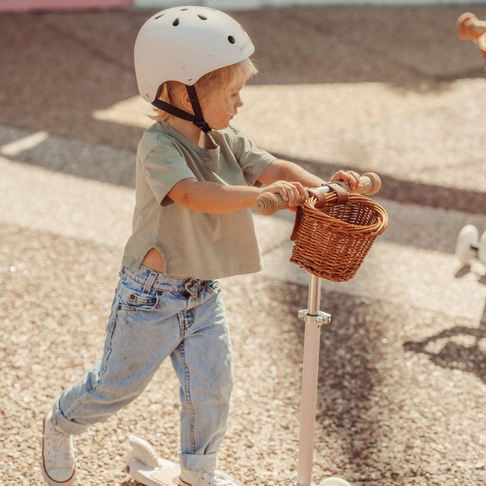 Casque de vélo classique Banwood - Enfants - Crème mat par Banwood - Soleil, été, bonheur ! | Jourès
