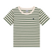 T-Shirt - 3Y to 6Y - Green Stripes par Petit Bateau - Nouveautés  | Jourès