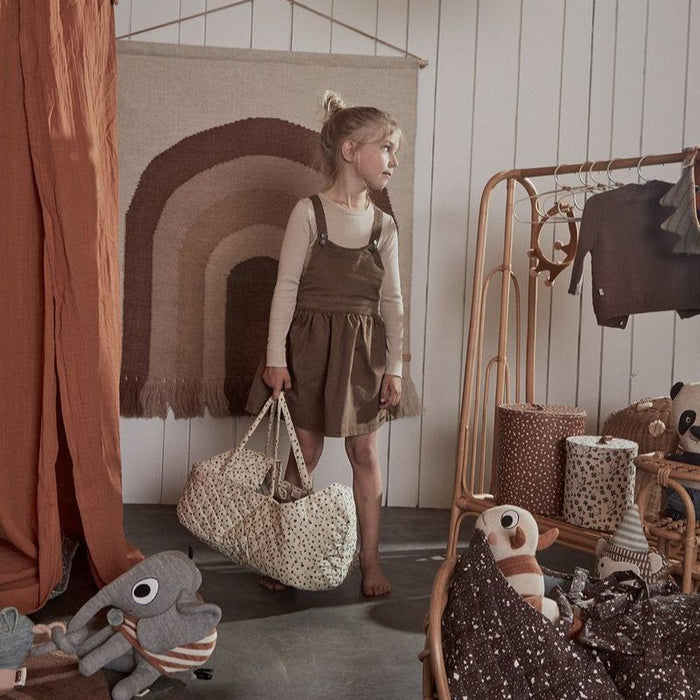 Panier à poupées - Liberty - Blanc cassé par OYOY Living Design - OYOY MINI - Maison de poupée et accessoires | Jourès