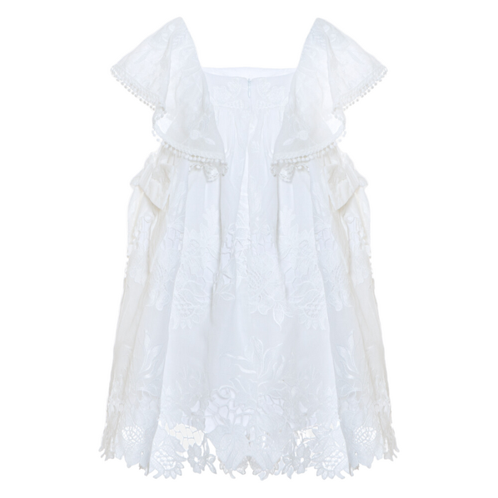 White Summer Dress - 2Y to 6Y - White par Patachou - Robes & Jupes | Jourès