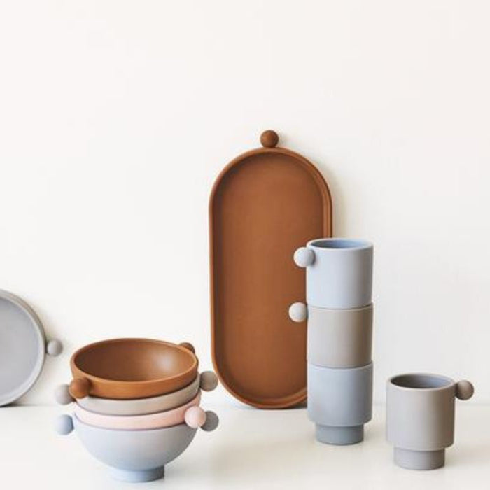 Tiny Inka Bowl - Pack of 2 - Caramel / Rose par OYOY Living Design - OYOY MINI - OYOY Mini | Jourès