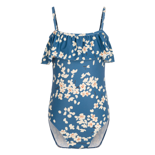 Onepiece Swimsuit - 3Y to 6Y - Blue / Cherry Blossom par Petit Bateau - Products | Jourès