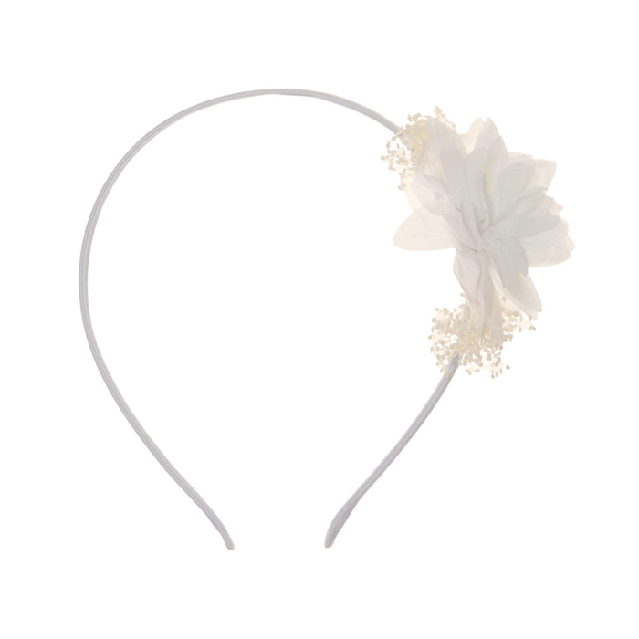 Headband Flower - One size - Ivory par Patachou - Winter Collection | Jourès