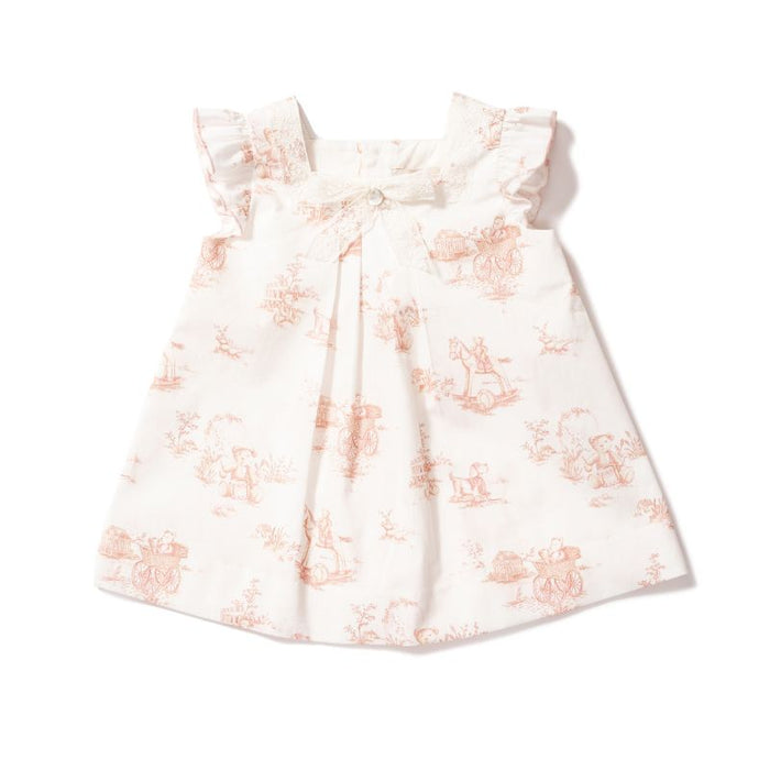 Summer Dress - 6m to 12m - Peach par Pureté du bébé - Clothing | Jourès