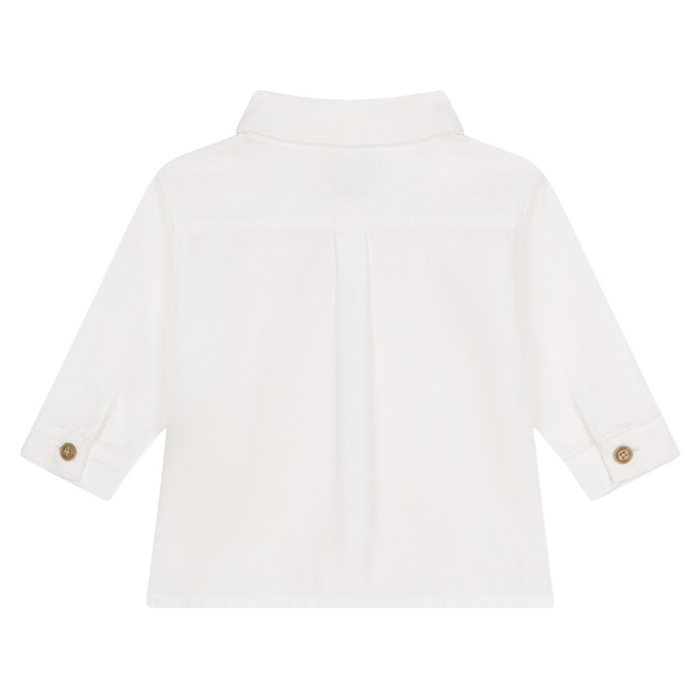Classic Shirt - 6m to 36m - Ecume par Petit Bateau - Clothing | Jourès