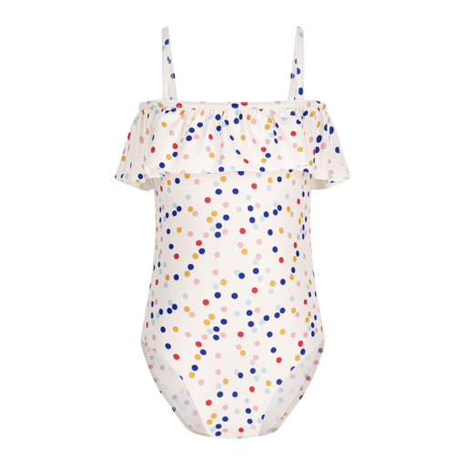 Onepiece Swimsuit -4Y to 8Y - White / Dots par Petit Bateau - Products | Jourès