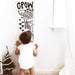 Canvas Growth Chart - Safari par Wee Gallery - Baby Shower Gifts | Jourès