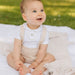 Shorts et bretelles - 6m à 18m - Beige par Pureté du bébé - Soleil, été, bonheur ! | Jourès