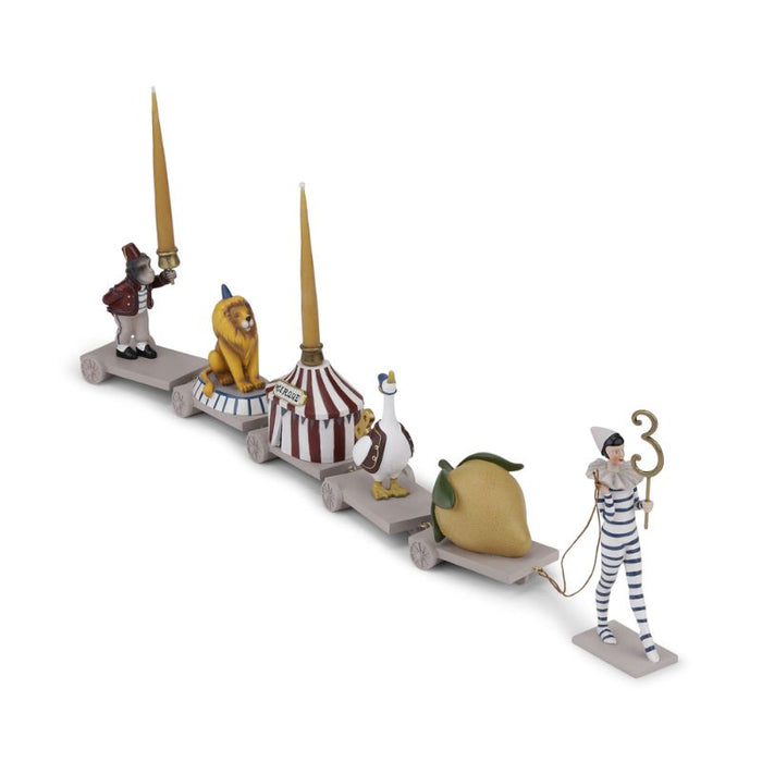 Ceramic Birthday Train Candle Holder - Pierrot par Konges Sløjd - Baby Shower Gifts | Jourès