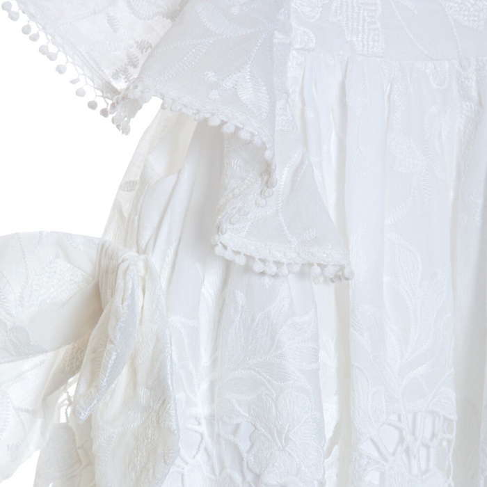 White Summer Dress - 2Y to 6Y - White par Patachou - Fêtes | Jourès