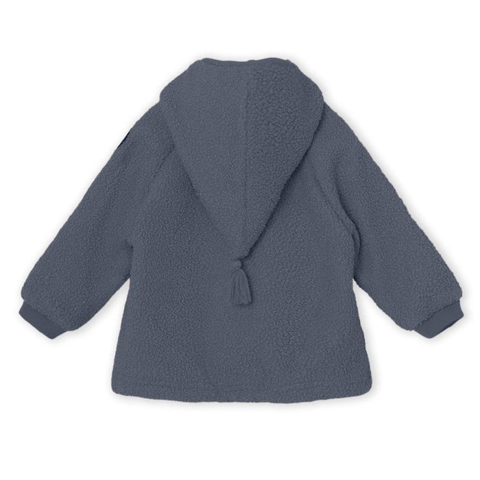 Veste en teddy Liff - 12m à 4A - Ombre Blue par MINI A TURE - Vestes, Manteaux et Combinaisons | Jourès