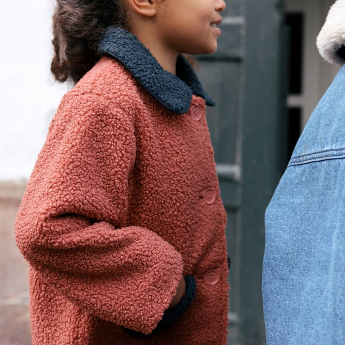 Calin heart coat - 18m to 4Y - Canyon Rose par Konges Sløjd - Holiday Style | Jourès