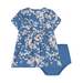 Dress and bloomer - 6m to 36m - Blue Cherry Blossom par Petit Bateau - Dresses | Jourès