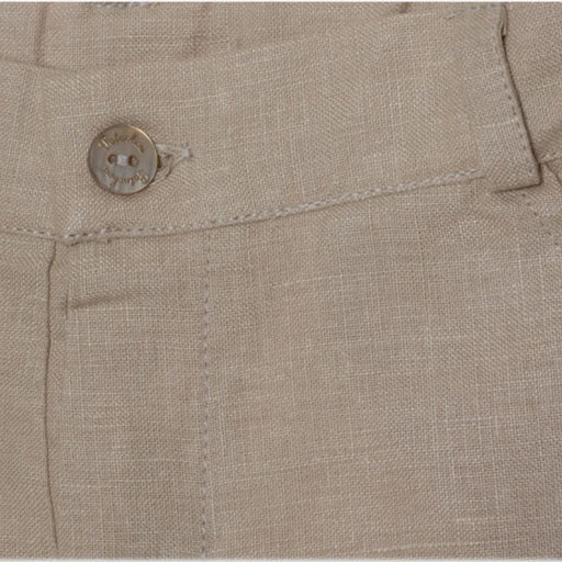 Mini Linen Shorts - 6m to 4T - Beige par Patachou - Holidays | Jourès