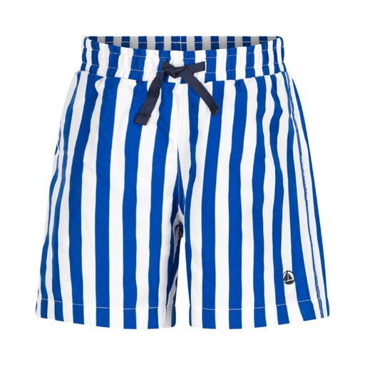 Swim Shorts - 3Y to 6Y - Blue Stripes par Petit Bateau - The Sun Collection | Jourès