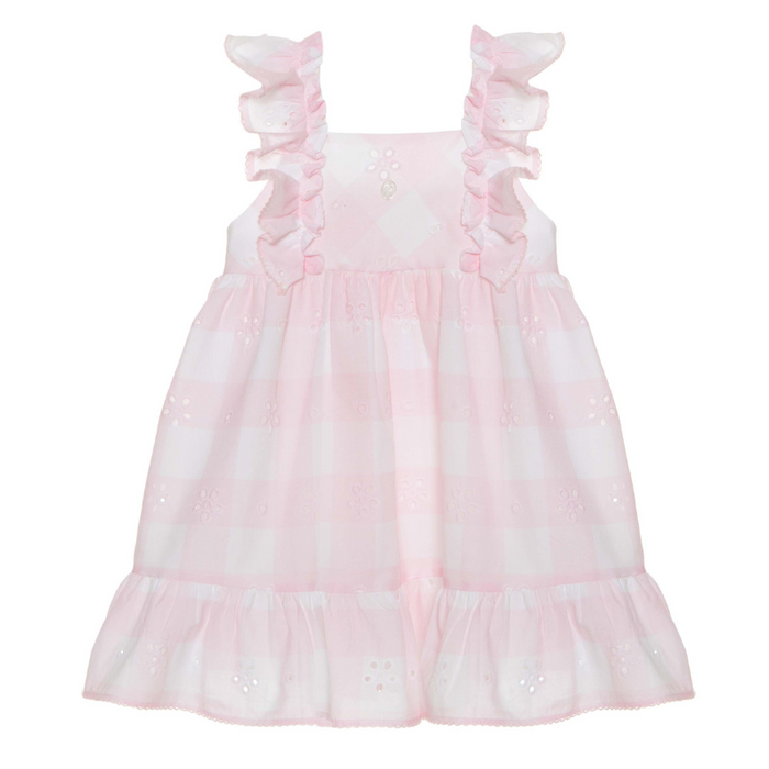 Embroidered Dress - 6m to 2Y - Pink par Patachou - Gifts $100 and more | Jourès