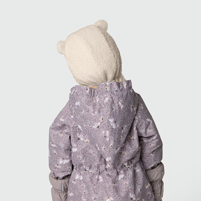 Jeffi Elephant Hood - 6m to 3Y - Rose Dust par MINI A TURE - Outerwear | Jourès