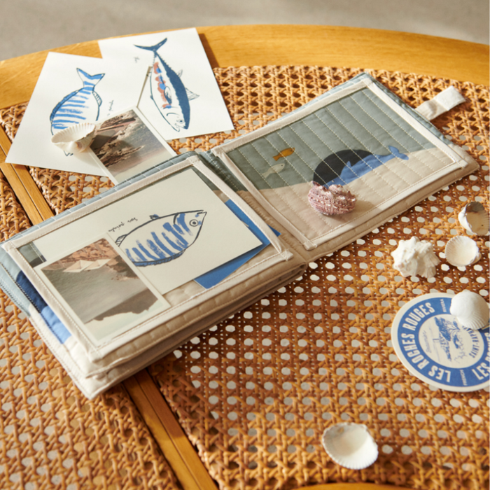 Carnet de souvenirs Addie - Bleu baleine / Multi mix par Liewood - Jeux, jouets et livres | Jourès