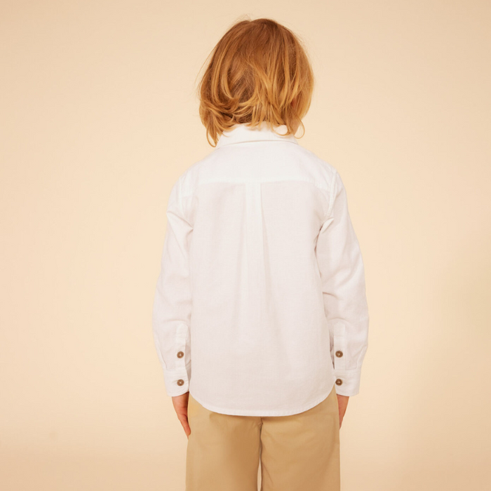 Classic Shirt - 4Y to 6Y - Ecume par Petit Bateau - Clothing | Jourès