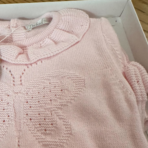 Newborn Shirt and Bloomer - 3m to 12m - Soft Pink par Dr.Kid - Fleurs en folie  | Jourès