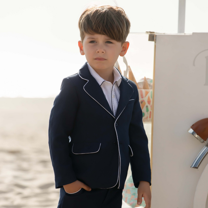 Shirt - 2Y to 6Y - Navy par Patachou - Holiday Style | Jourès