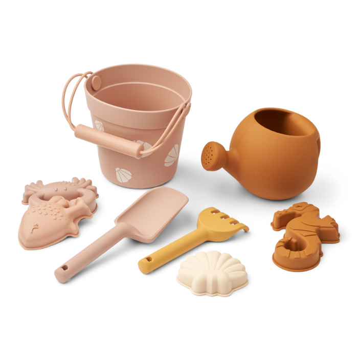 Florence Beach & Garden Set - Shell / Pale tuscany par Liewood - Outdoor toys | Jourès