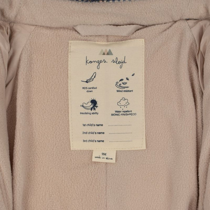 Baby Down Onesie - 6m to 18m - Dusky Green par Konges Sløjd - Gifts $100 and more | Jourès