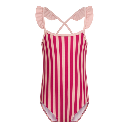 Bathing Suit - 4Y to 6Y - Red Stripes par Petit Bateau - Maillots de bain | Jourès