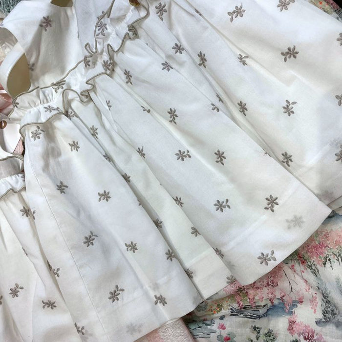 Summer Dress - 6m to 4Y - Delicate flowers par Pureté du bébé - Clothing | Jourès