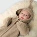 Combinaison en teddy Adel - 3m à 12m - Rose Dust par MINI A TURE - Combinaisons d'hiver pour bébé | Jourès