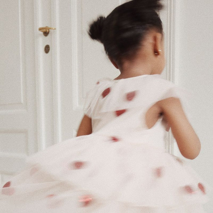 Yvonne Fairy Dress - 2y to 6y - Coeur Sequins par Konges Sljd - | Jours Yvonne Fairy Dress - 2y to 6y - Coeur Sequins par Konges Sljd - | Jours