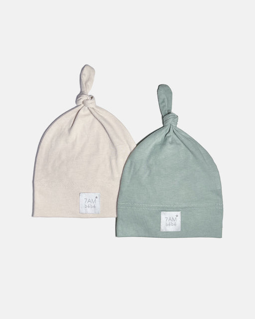 Top Knot Hat - 2 pack par 7AM Enfant Canada - Bonnets, mitaines et chaussons | Jourès