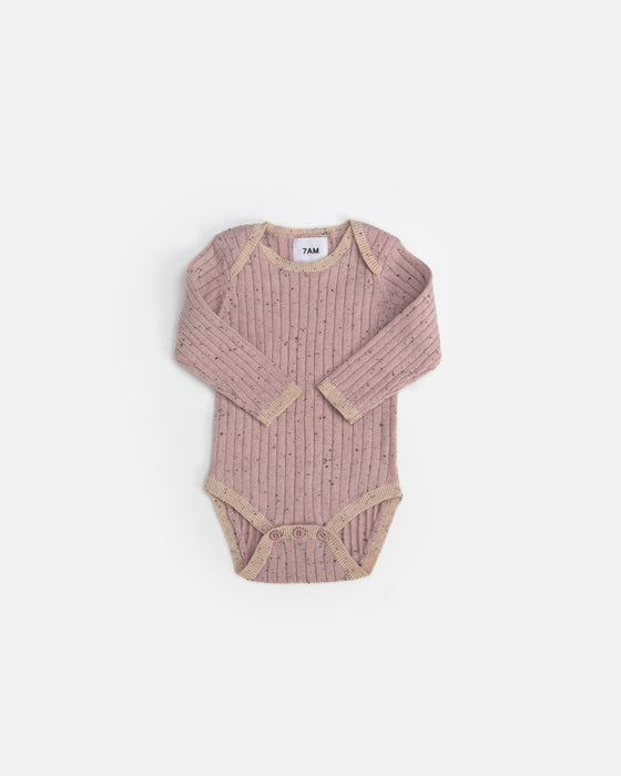 Long Sleeve Bodysuit - Hug Me par 7AM Enfant Canada - Body & Grenouillères | Jourès