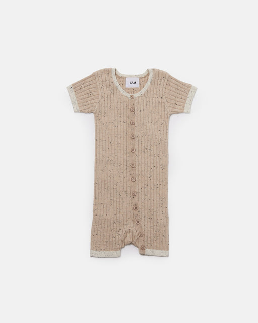 Short Sleeve Romper - Hug Me par 7AM Enfant Canada - Bodysuits, Rompers & One-piece suits | Jourès