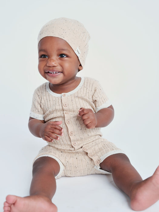 Short Sleeve Romper - Hug Me par 7AM Enfant Canada - Body & Grenouillères | Jourès