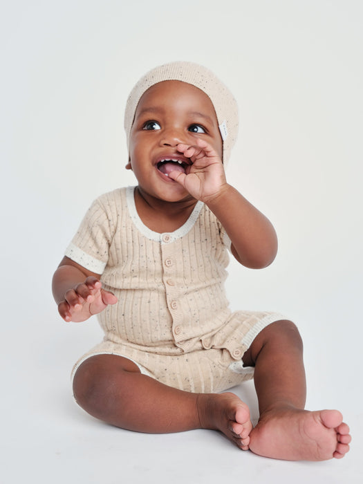 Short Sleeve Romper - Hug Me par 7AM Enfant Canada - Bodysuits, Rompers & One-piece suits | Jourès