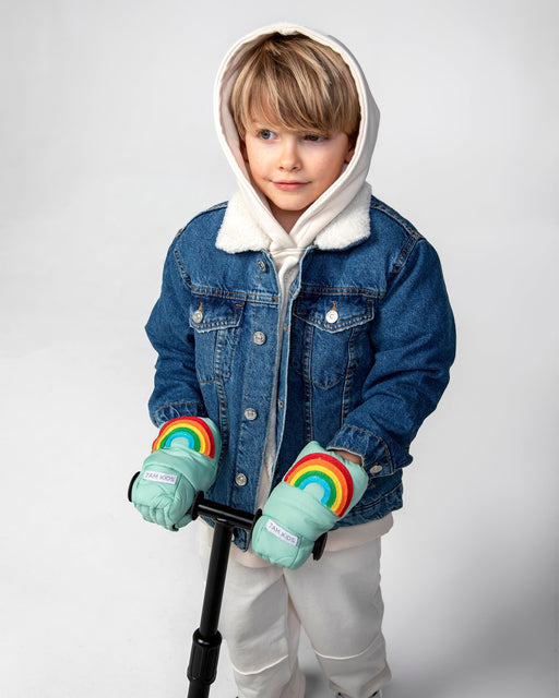 Kids Scooter Warmmuffs - Rainbow Appliqué par 7AM Enfant Canada - Ride-ons | Jourès