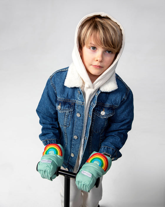 Kids Scooter Warmmuffs - Rainbow Appliqué par 7AM Enfant Canada - Retour à l'école | Jourès