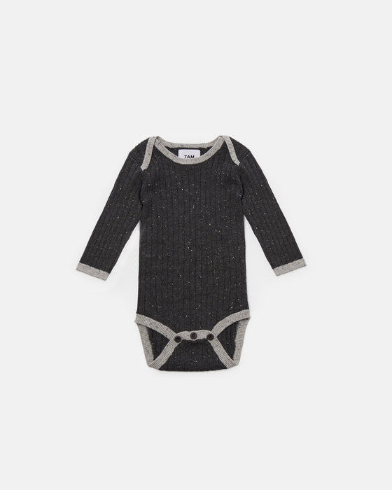 Long Sleeve Bodysuit - Hug Me par 7AM Enfant Canada - Body & Grenouillères | Jourès