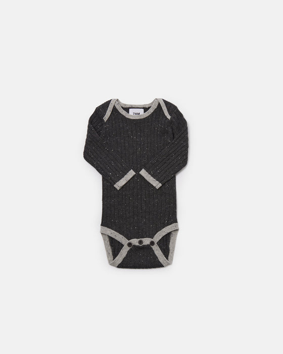 Long Sleeve Bodysuit - Hug Me par 7AM Enfant Canada - Body & Grenouillères | Jourès