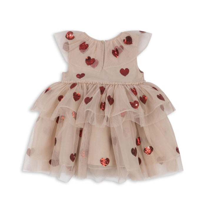 Yvonne Fairy Dress - 2y to 6y - Coeur Sequins par Konges Sløjd - Holiday Style | Jourès