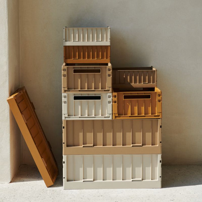 Weston storage box - Pack of 2 - Golden caramel par Liewood - Storage | Jourès