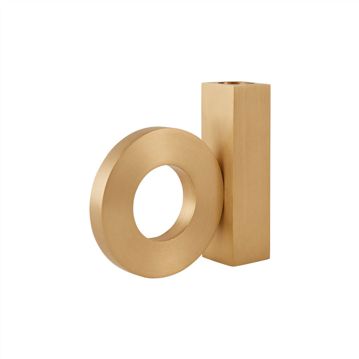 Baari Candleholder - Solid Brass - Brushed Brass par OYOY Living Design - The Canada Day Sale - 15% Off Storewide* | Jourès