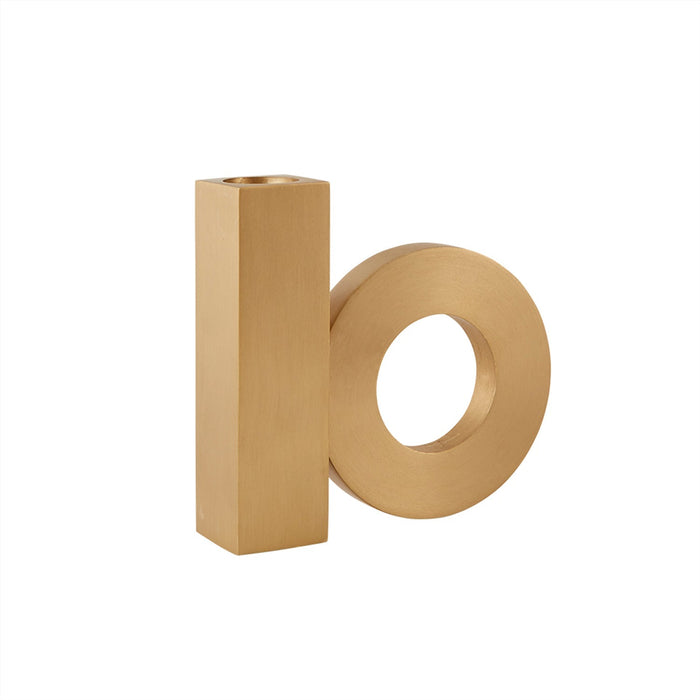 Baari Candleholder - Solid Brass - Brushed Brass par OYOY Living Design - The Canada Day Sale - 15% Off Storewide* | Jourès