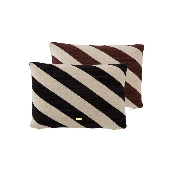 Takara Cushion - Offwhite / Black par OYOY Living Design - Jourès Home | Jourès