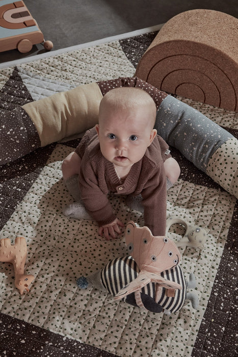 Blanket Aya Quiltet - Multi par OYOY Living Design - OYOY Mini | Jourès