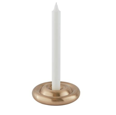 Savi Solid Brass Candleholder - Low par OYOY Living Design - $100 et plus | Jourès