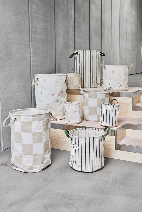 Chess Laundry/Storage Basket - Medium par OYOY Living Design - Rangement | Jourès