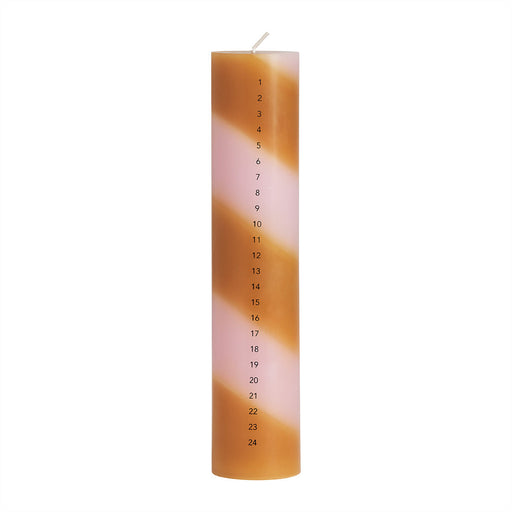 Christmas Calendar Candle - Lavender / Amber par OYOY Living Design - Calendriers de l'Avent et déco de Noël | Jourès